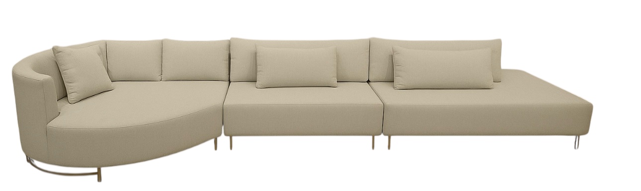 SOFÁ CANNES com chaise 4.10m