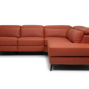SOFA CANTO BY NATUZZI ELÉTRICO COURO MED. 2,70X2,35
