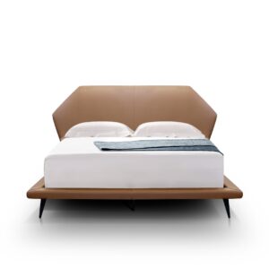 CAMA LENOR couro natural