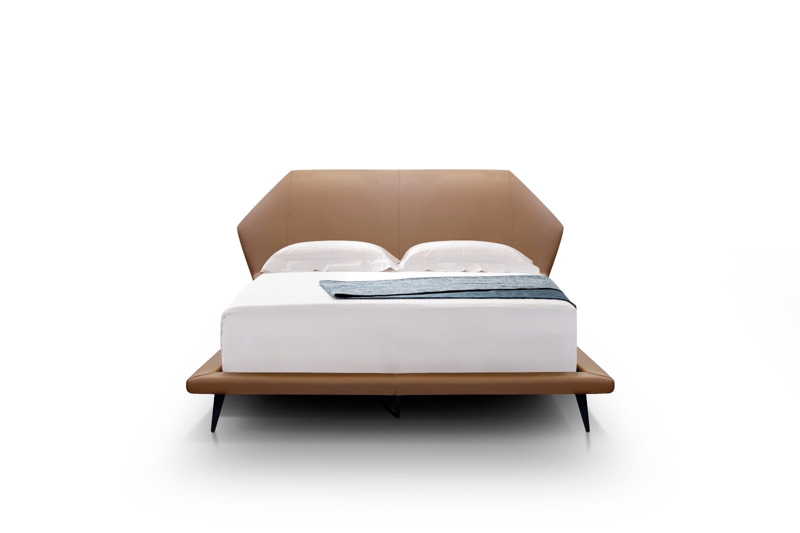 CAMA LENOR couro natural